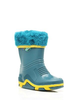 Чоботи гумові зелені Fur
