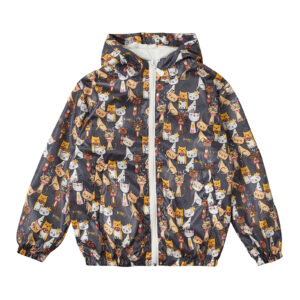 Вітровка для хлопчика коричнева у котики Арт.15500-3 Breeze