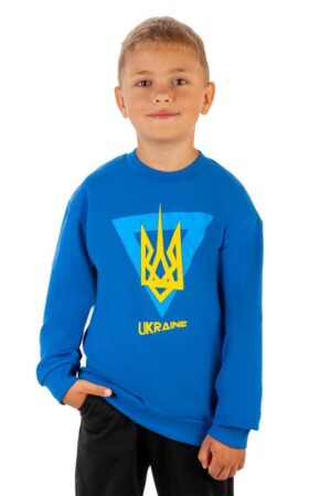 Реглан для хлопчика з начосом синій арт.04-2422-11 Реглан для хлопчика з начосом синій арт.04-2422-11